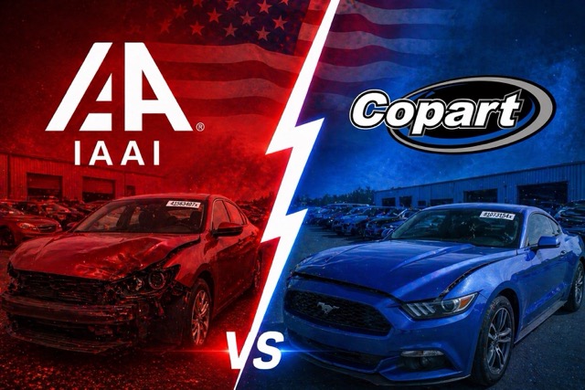 Copart vs IAAI – Porównanie największych aukcji aut z USA